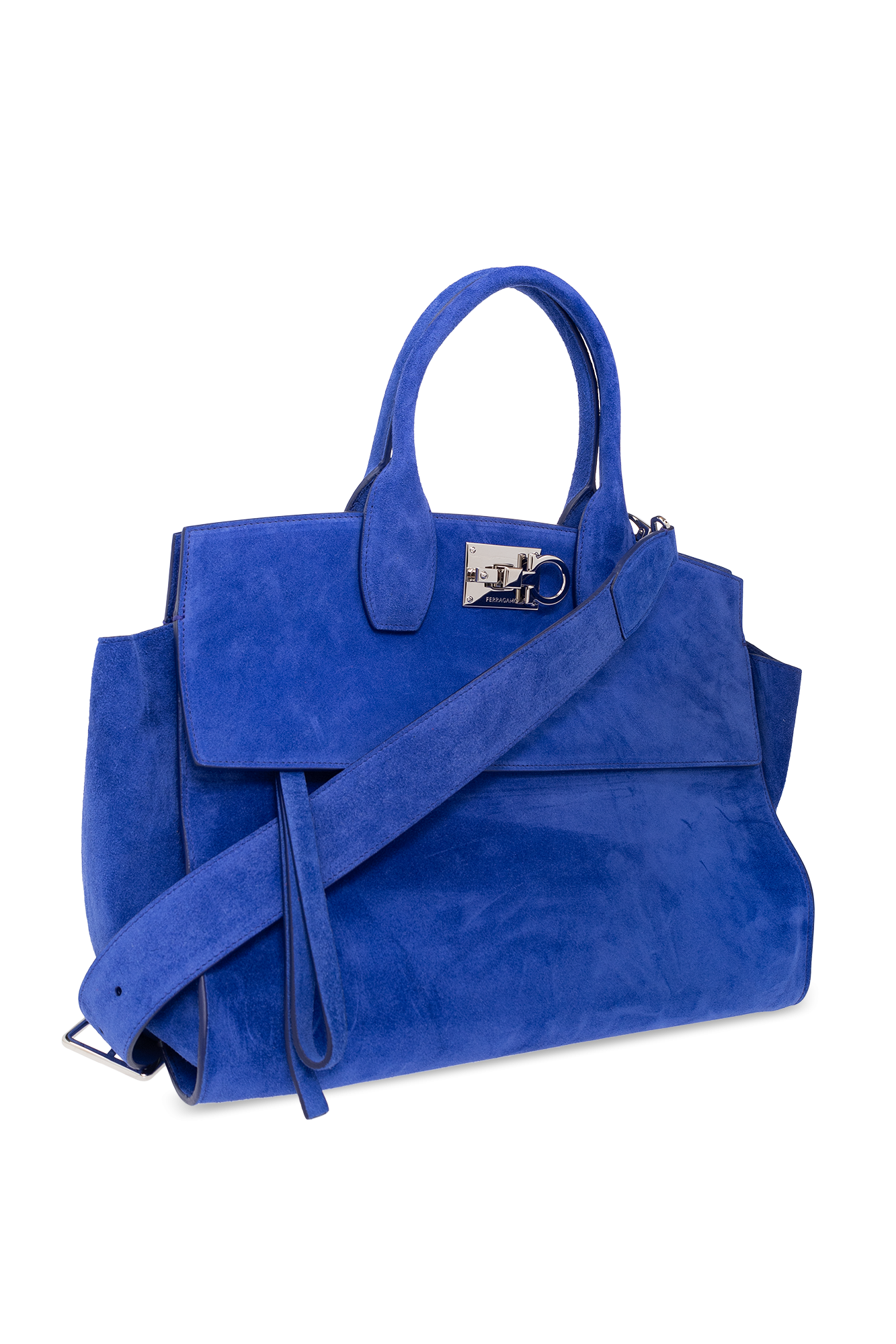 【FERRAGAMO】NEW STUDIO SOFT LARGE BAG Ferragamo The New Studio Soft Leather Top-Handle Bag